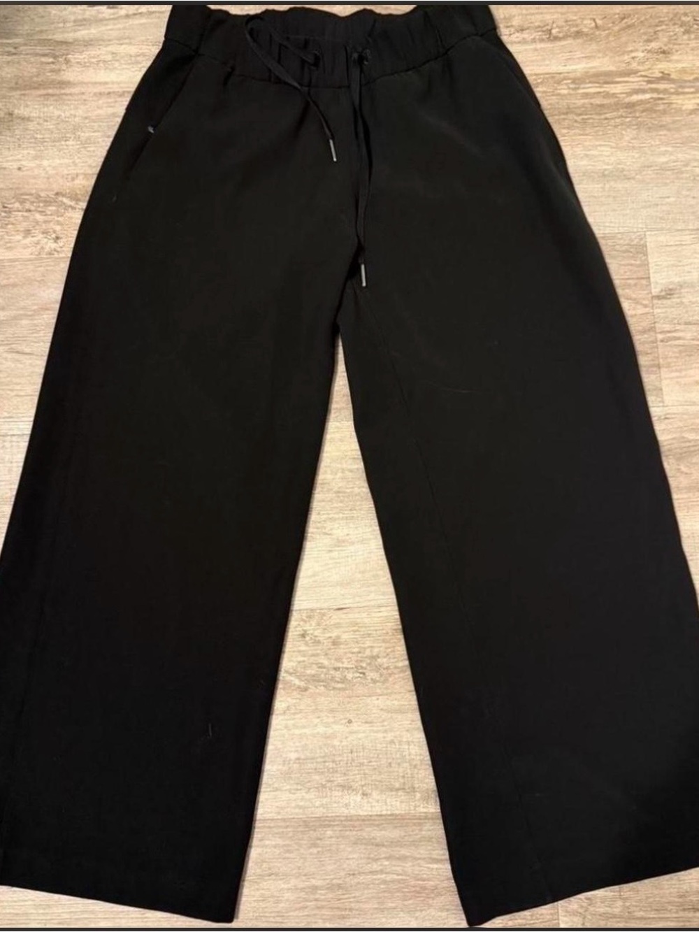 lululemon athletica Black Wide-Leg Sweatpants Size4